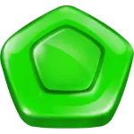 Grünes Bonbon symbol