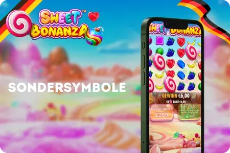 Sondersymbole im Sweet Bonanza