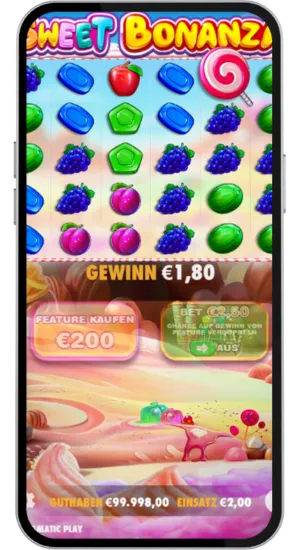 Sweet Bonanza Slot starten und drehen